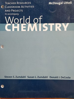 World of Chemistry Teacher resources Classroom Activities and Projects