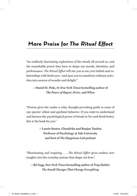 The Ritual Effect From Habit to Ritual, Harness the Surprising Power of Everyday Actions