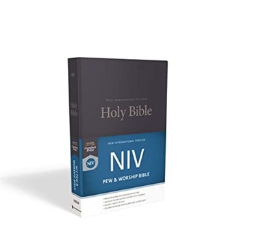 NIV, Church Bible , Hardcover, Blue, Comfort Print