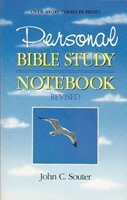 Personal Bible Study Notebook (Paperback)