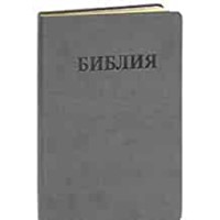 Библия кан. среднего формата 065 (230х165 мм, кожзам, позолота, ЧЕРНАЯ, изд. Библия для всех