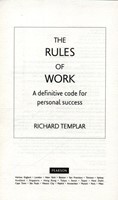 The Rules of Work (Paperback)