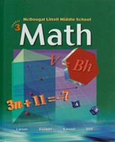 McDougal Littell Middle School Math, Course 3 (Hardcover)