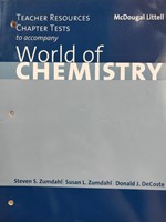 World of Chemistry Teacher Resources Chapter Test (Paperback)