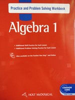 Holt McDougal Larson Algebra 1 (Paperback)