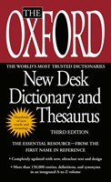 The Oxford New Desk Dictionary and Thesaurus Third Edition (Mass Market Paperback)