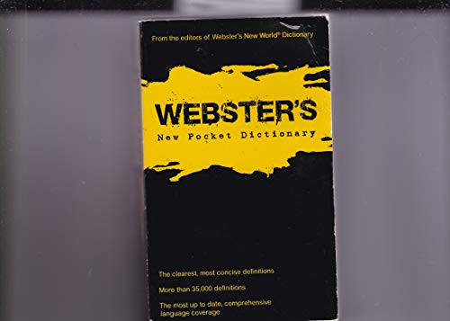 Webster's New Pocket Dictionary