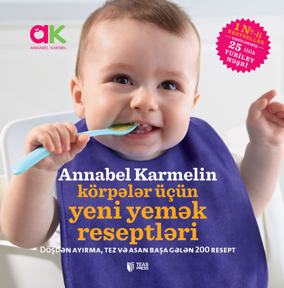 Annabel Karmelin körpələr üçün yeni yemək reseptləri