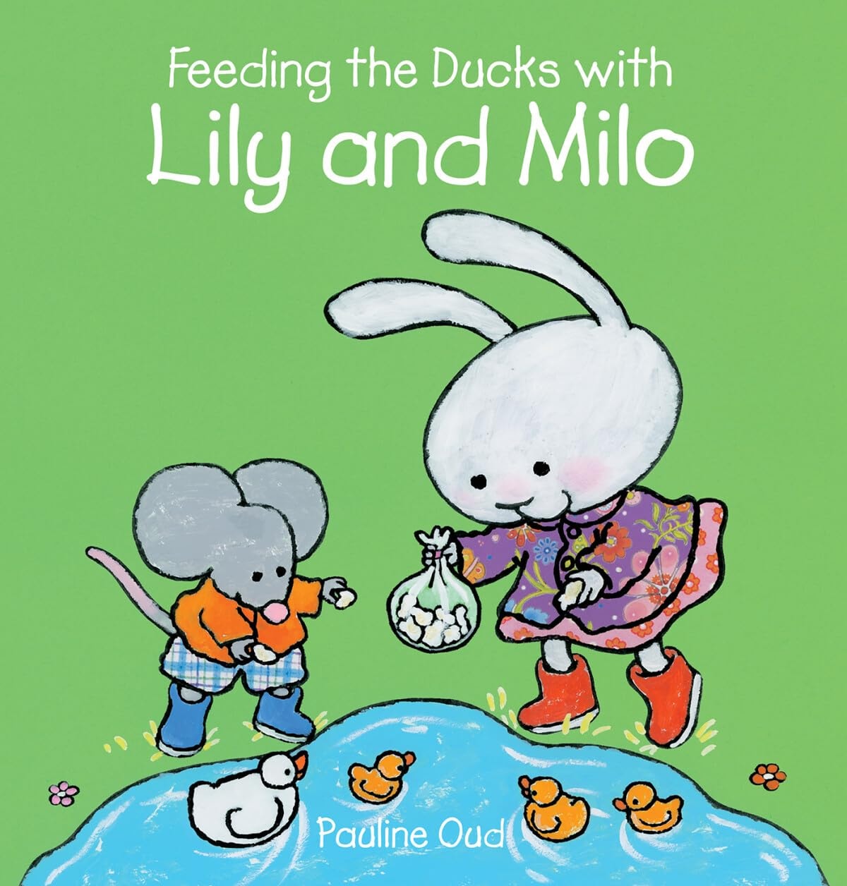 Feeding the Ducks with Lily and Milo