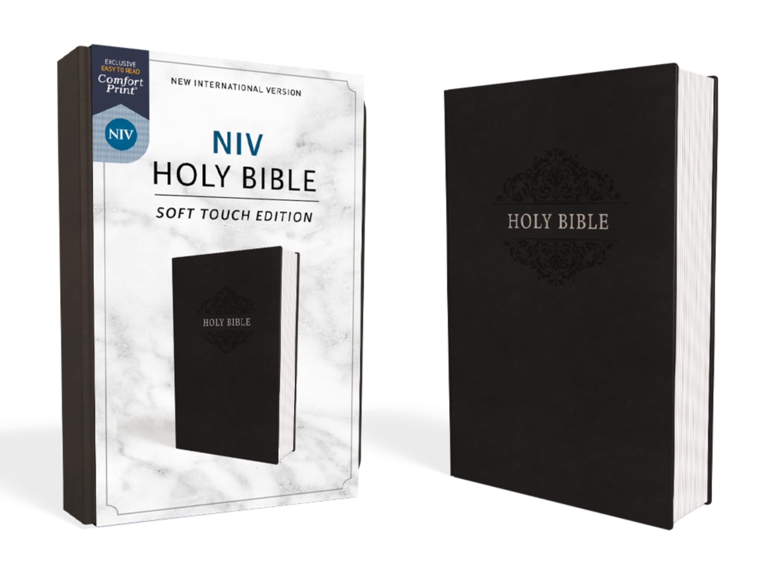 Holy Bible New International Version, Black, Leathersoft